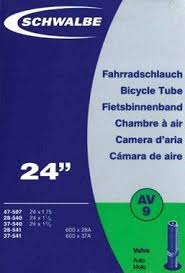Velosipēdu kameras Schwalbe 24x28-47 2AV9  24\"